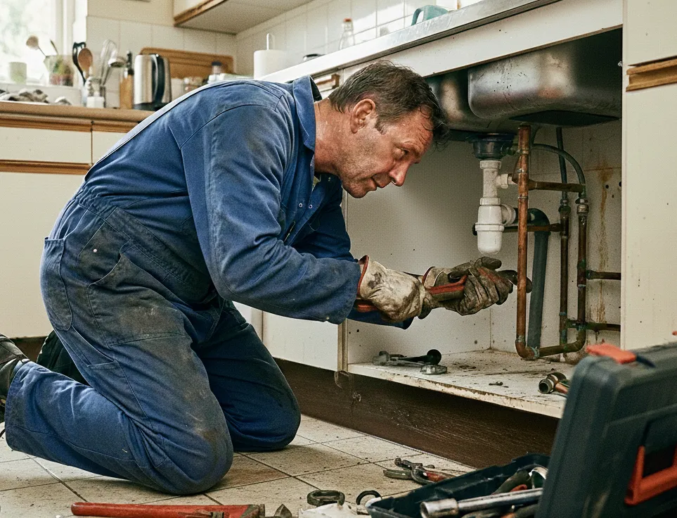 Plombier en intervention à Bordeaux pour travaux de plomberie